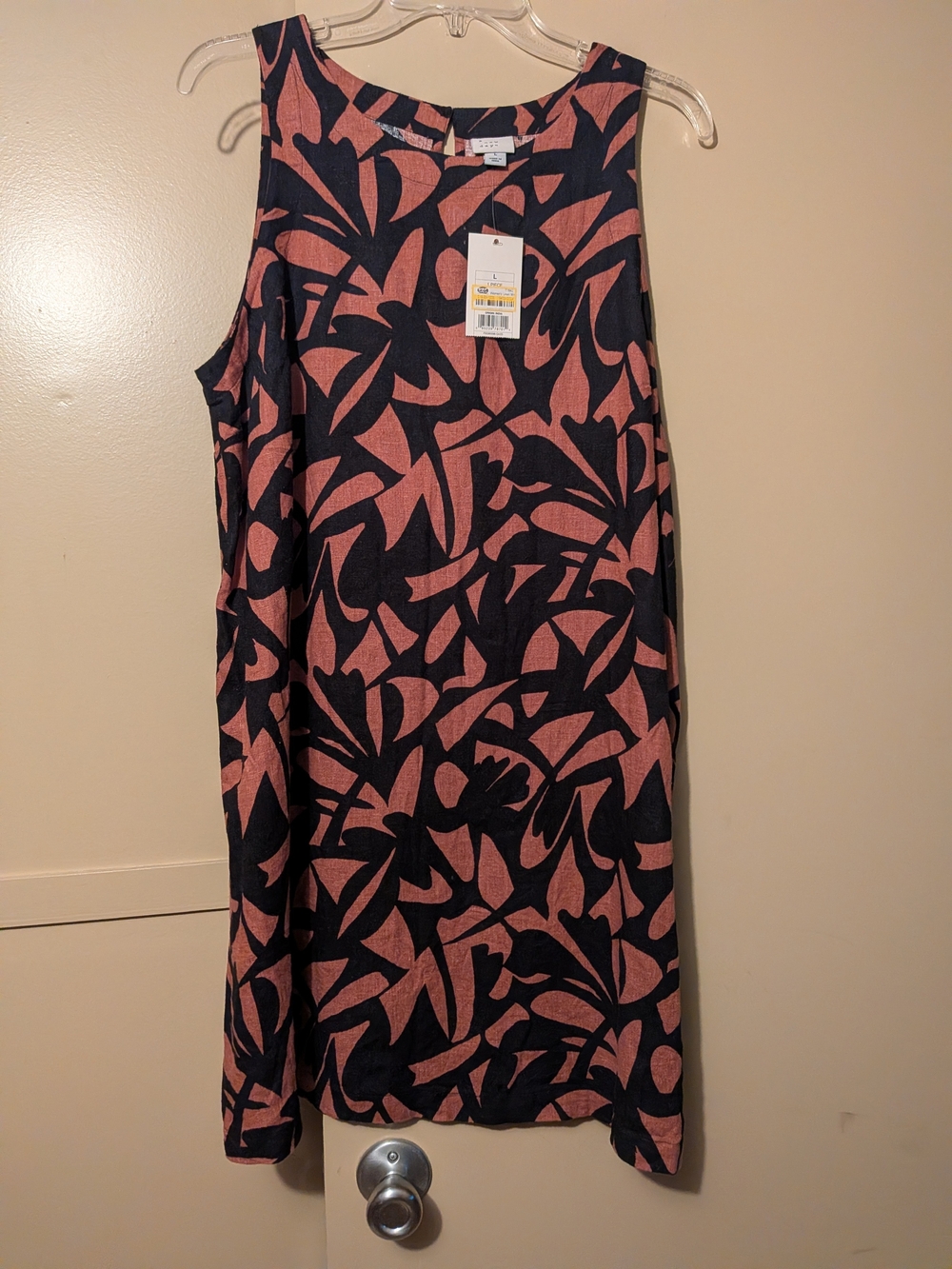 a new day Black & Brown Sleeveless Printed Mini Dress - Picture 4 of 4